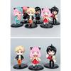 Spy Family Loid Anya Yor Anime Character Model Ornament Set For Collectors And Anime Memorabilia