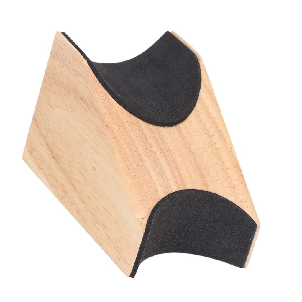 Wooden Guitar Neck Rest 2 Different Heights Non Slip Neck Pillow Support Rack for Ukulele Banjo