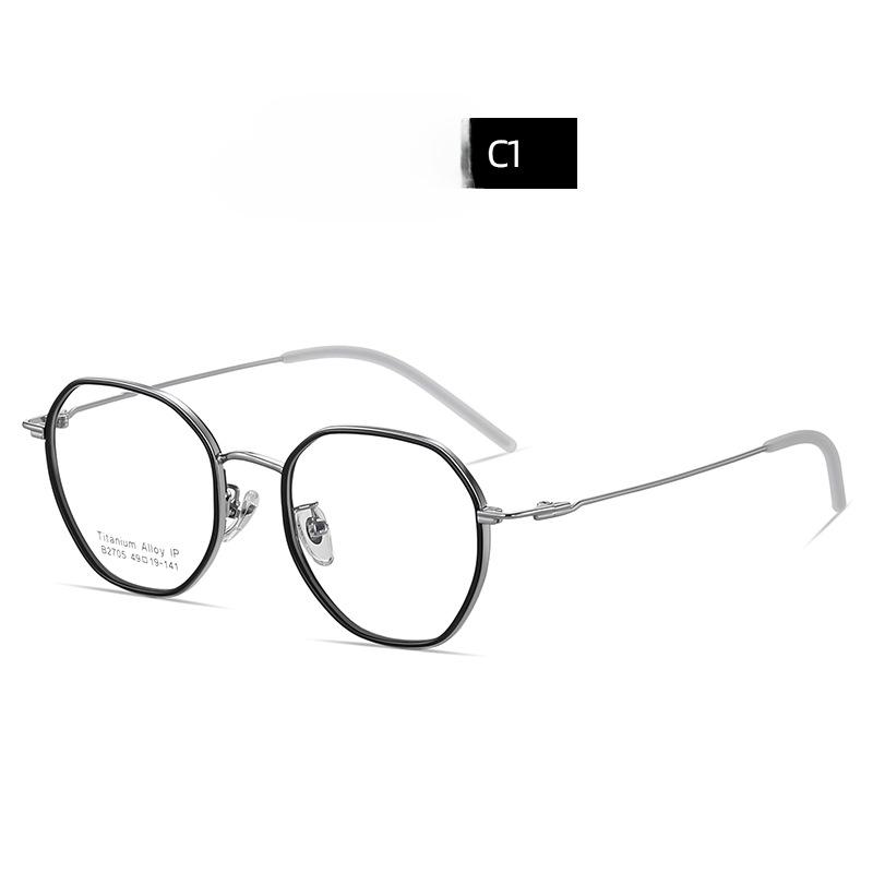 Новые титановые очки в круглой оправе TR90 с корейскими индивидуальными оптическими — фото 3