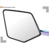 Broad View Motorcycle Side Mirror Shock Absorbing Structure Easy Installation Riders Safety Upgrade
