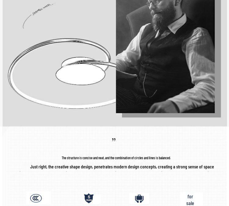 Full Spectrum Modern Minimalist LED Ceiling Lamp 2025 for Bedroom