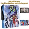 400pcs/900pcs EVA Card Neon Genesis Evangelion Card Album Book Folder Anime Collections Zipper Cards Binder Holder Toy Gift