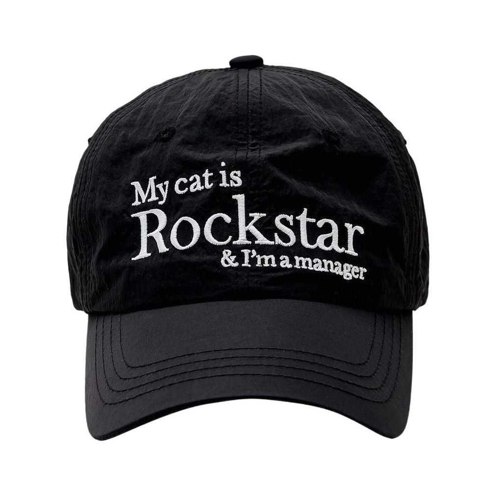Rockstar Adjustable Quickdry Baseball Hat With Curved Brim For Casual Outdoor Wear