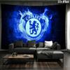 The Blues Wall tapestry, aesthetic printed fabric blanket, suitable for bedroom, living room, and home decor.