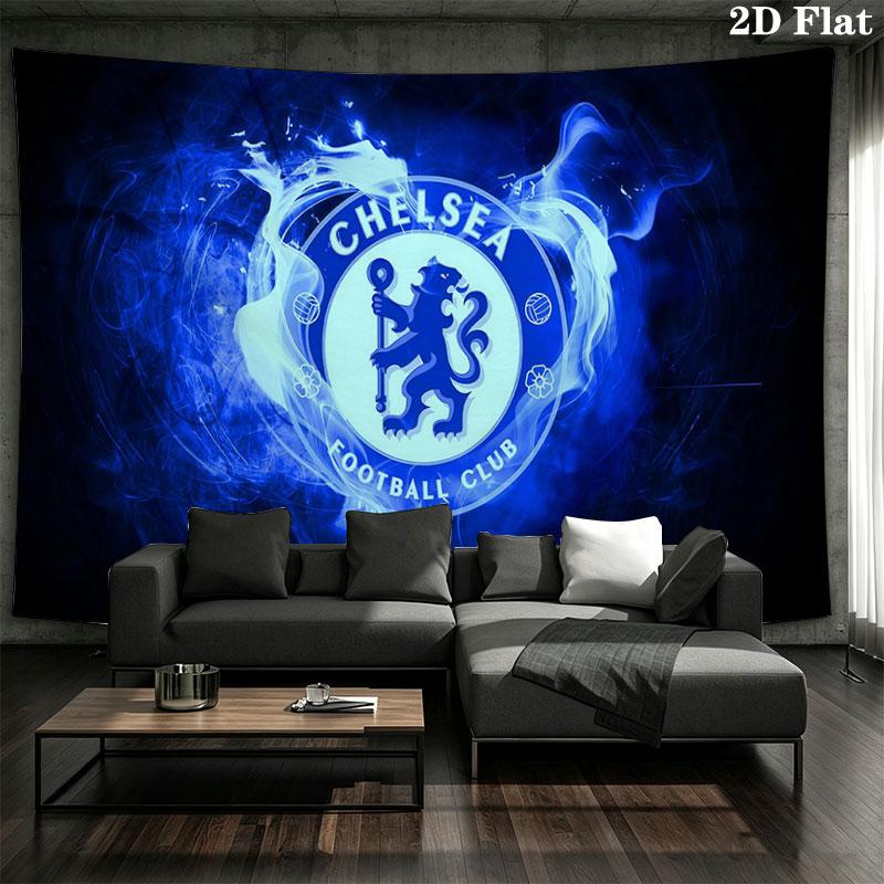 The Blues Wall tapestry, aesthetic printed fabric blanket, suitable for bedroom, living room, and home decor.