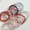 1-8Pcs Colorful Beads Beaded Bracelet Glass Beads Women's Fresh Versatile Jewelry Stretch Effected Handmade Bracelet Jewelry
