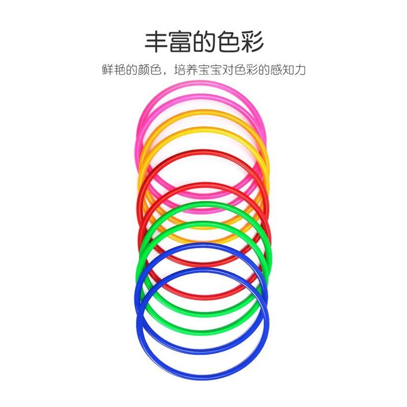 Plastic Throwing Ring Toss Toy For Parent Child Interactive Game