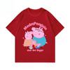2026 summer new MEDMPENGUIN Peppa Pig Little Pig Womens ShortSleeved TShirt Cotton ShortSleeved TShirt for Girls