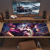 Cyberpunk Warrior Large Size Mouse Pad Large Gaming Table Cushion Nonslip Laptop Tablet Big Mousepad Xxl Mat Mini Pc Playmat With Lock Edge
