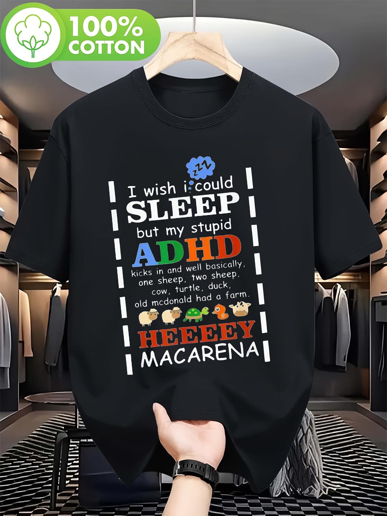T-Shirt y2k 1pc ADHD Awareness T XL