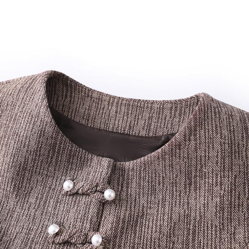 Rochie elegantă tip vestă de lux pentru femei, Primăvara 2025, Set din trei piese pentru public matur