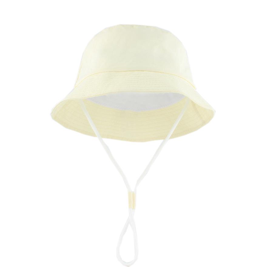 2026 Dziecięcy Kapelusz Przeciwsłoneczny: Szybkoschnący, Oddychający, Kapelusz Bucket na Plaże Wiosna/Lato, Jednolite i Makaronikowe Kolory dla Dzieci w Wieku 0-3 Lat