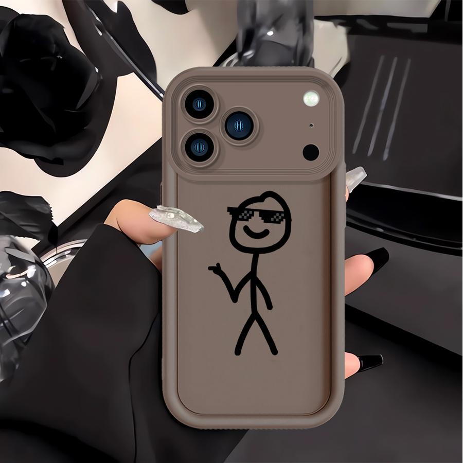 

Case for Apple iPhone 17 Pro Max 15 16 XS XR 12 14 Plus Air 16e 13 Mini 11 Phone Cover Cartoon Character iPhone 16 Pro
