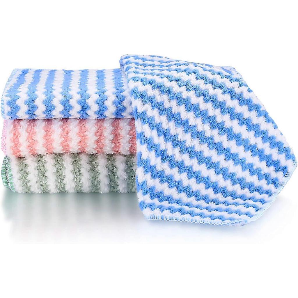 12 Adet Mikrofiber Temizlik Bezleri, Yeniden Kullanılabilir Temizlik Mendilleri, Mikrofiber Bezler Temizlik Bezleri Toz Havluları Mutfak Araba Cam Pencere Ev İçin
