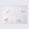 4pcs File Bags For Document Cute Cartoon File Holder Snap Button PVC Folder Pen Box Office Information Bag Student Stationery