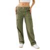 True Religion Womens/Ladies Military Wide Leg Oversized Cargo Trousers