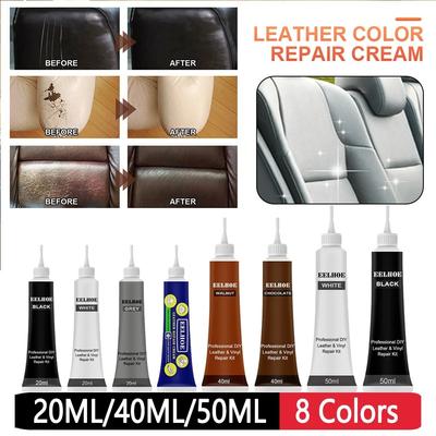 Car Seat Leather Repair Agent 8Color 20/40/50mlDIY Leather Vinyl Repair Kit Paste Leather Cleaner for Home Sofa Furniture Jacket