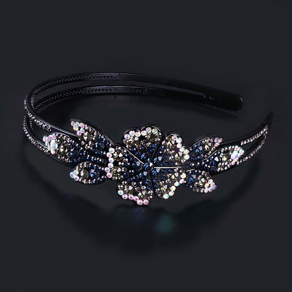 Girl Headband Domand Hair Hoop Korean Hairbands Women Hair Hoop Rhinestone Headband Flower Headband