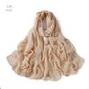 High Quality Single Stich Modal Cotton Hijabs Thin Breathable Soft Headscarf Long Shawls for Muslim Women  New Headwraps