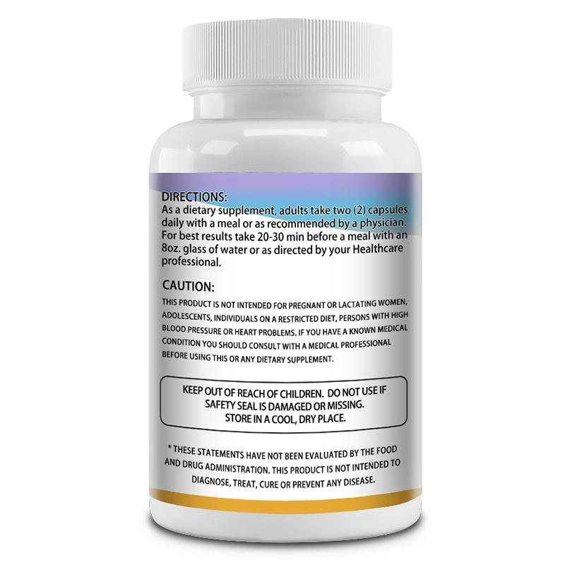 Dried Yeast Fermentation 500 Mg Dietary Supplement, 120 Capsules Per Bottle