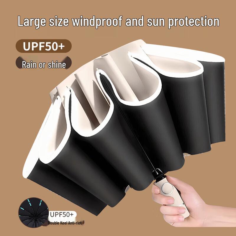 Hachikai Bird Fully Automatic Reverse Folding Umbrella - 20 Rib Stormproof