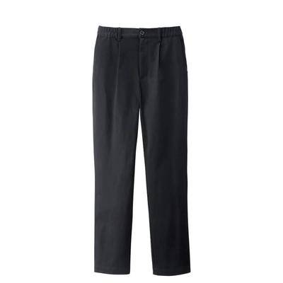 Nursery Comfortable Stretch Chinos for Easy Movement, Backless, Suitable for Medical Care and Childcare, Women's, Size M (72cm Inseam), Black, 9242206