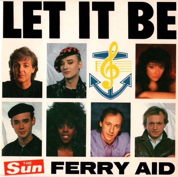 7inch Record FERRY AID  Let It Be CBS6507967 CBS 1987 Europe SoulFunk Used