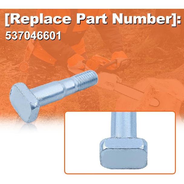 Chain Bar Plate Adjuster For Husqvarna 362 365 372 371XP 385XP 390 Part537046601, Chain Bar Plate, Adjuster screw, Bumper Stripe, Bar Stud, Bar Nut,