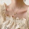 Collar de Clavícula de Perla Tulipán - Diseño Elegante de Verano