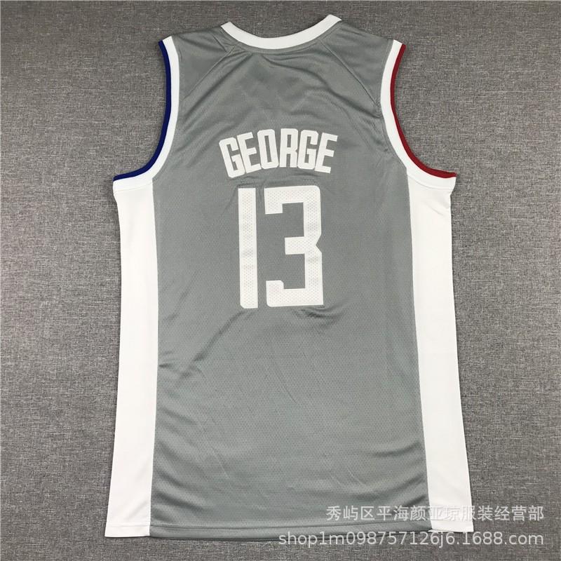 Embroidered Basketball Jersey LA Clippers Paul George 13 Kawhi Leonard 2 Custom Sportswear Men Women