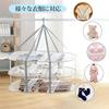 HeGeed Flat Drying Net, 3-Tier, Foldable Storage Net, Prevents Clothes from Deforming, Windproof, Breathable, and Shape-Retaining, Perfect for Knit Sw