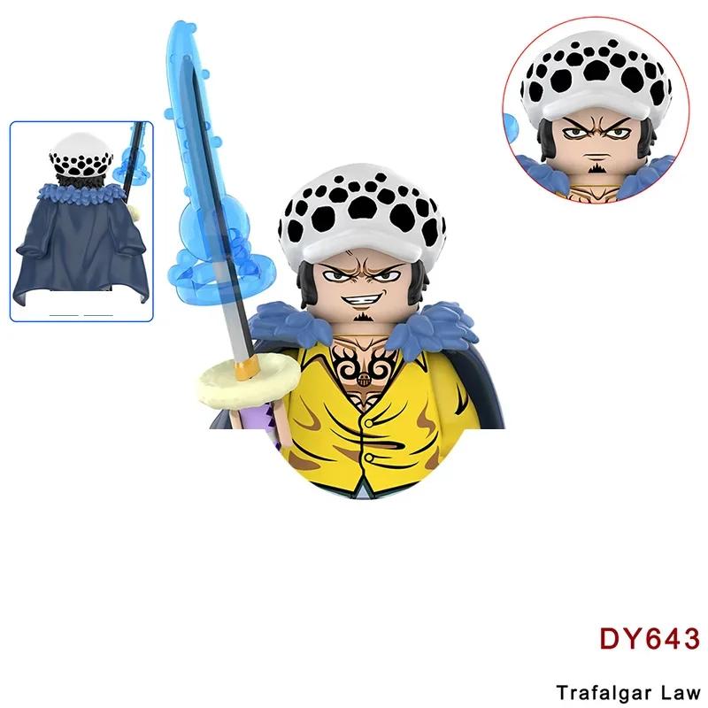 Siste versjon Byggeklosser Japan Anime Klosser Dukker Mini Action Leketøysfigurer Monteringsklosser Barnegaver