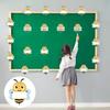 Bulletin Board Bumble Bee Cutouts Bee Shaped Paper Name Tags Student Nameplates for Classroom Cubbies Desks