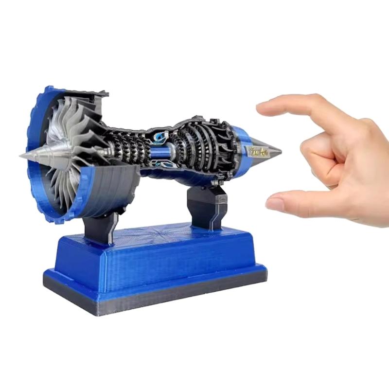 Realistic TR900 Turbofan Engine Aviation Model 3D Printing Toy Perfect for Teen Education & Display Science  Engineering