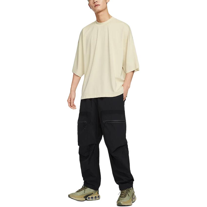 Nike Sportswear T Shirt Men's Light Khaki/Black HJ2953-229