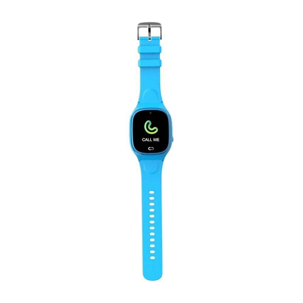 Wodoodporny smartwatch dziecięcy z gps i funkcjami edukacyjnymi niebieski