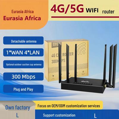 Industrial 4G LTE SIM Card Wireless Wall-Penetrating Router