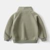 Pulover din fleece pentru copii 2026 nou băieți toamnă și iarnă jachetă caldă din fleece fermoar bebeluș guler înalt pulover la modă