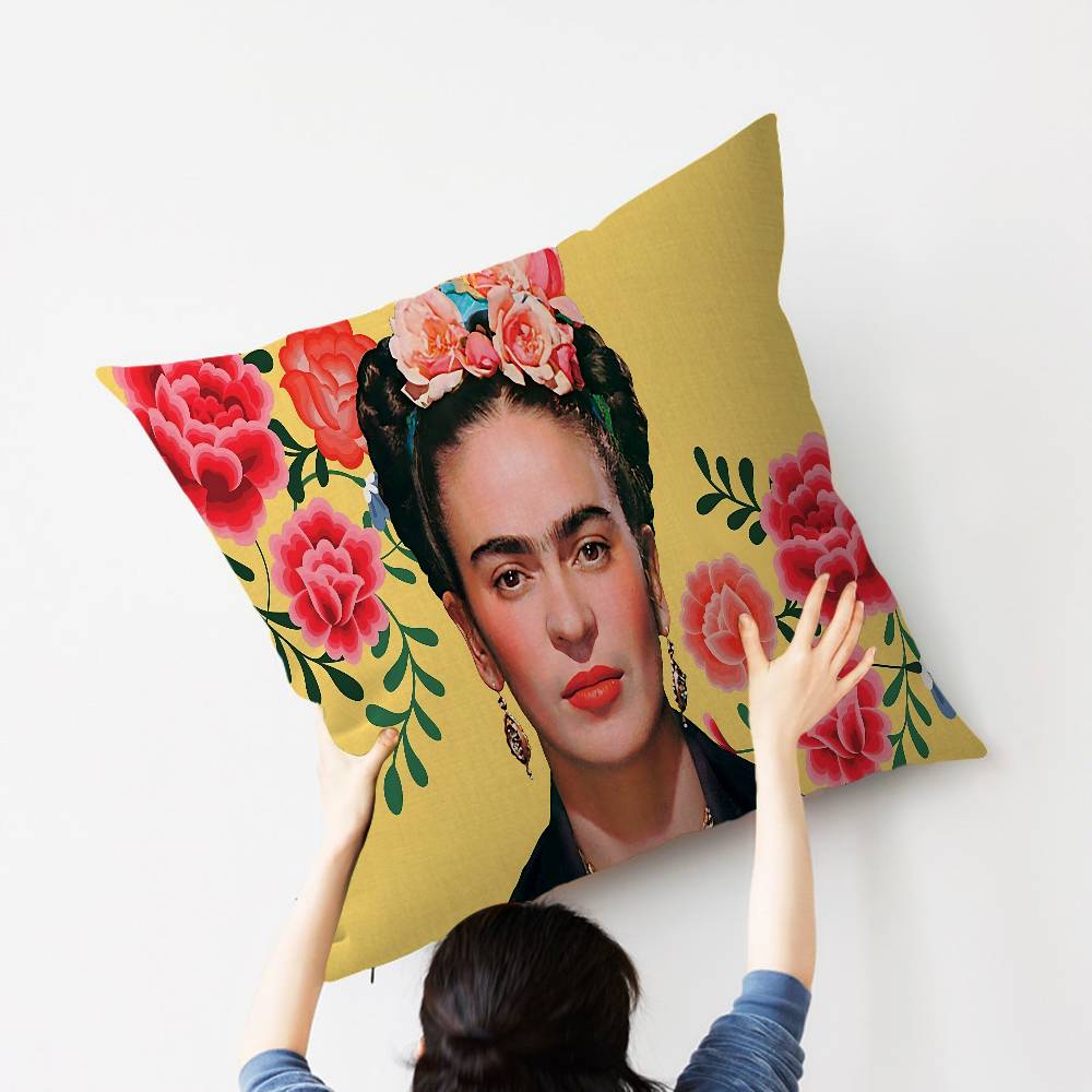 Art F-Fridas Painter K-Kahlos Pillow Cover for Bedroom Room and Living Room Sofa Decorative Cushion Cover