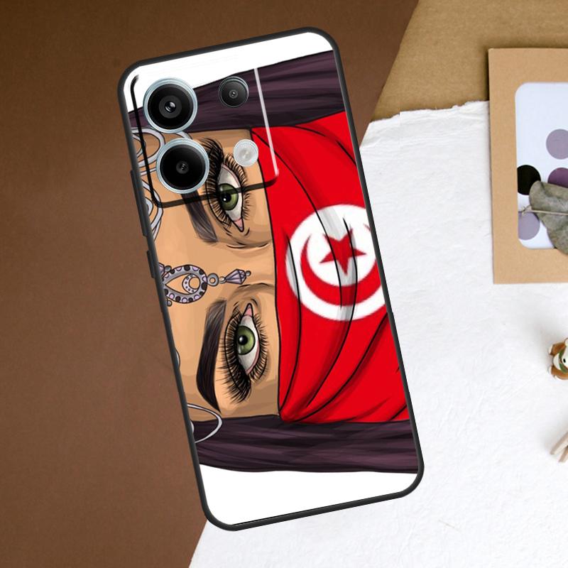 Tunisia Flag Map Case For Redmi Note 13 Pro Plus 9 10 11 12 Pro 9S 10S 11S 12S Cover For Redmi 12 C 10C 13C