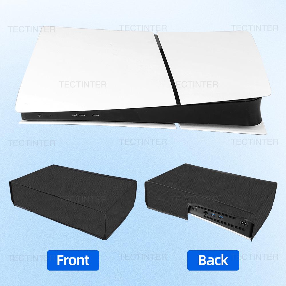 Horizontal Dust Cover for PS5/Slim /Pro Console Anti-Scratch Protector Vertical Dustproof Case Sleeve for PS5 Accessories