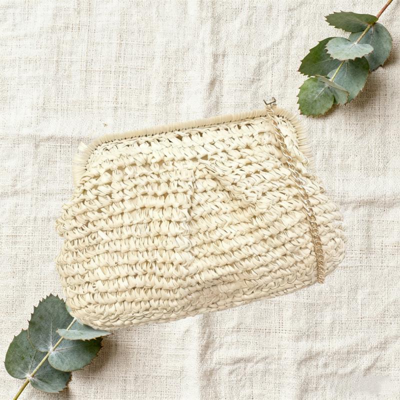 2024 Sommer Damen Vielseitige Stroh Gewebte Handtasche - Lässige Strandurlaub Schulter Crossbody Tasche