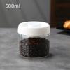 Transparent High Borosilicate Glass Airtight Canisters Various Sizes Household Coffee Storage Jars One-Click Damp-Proof Holders