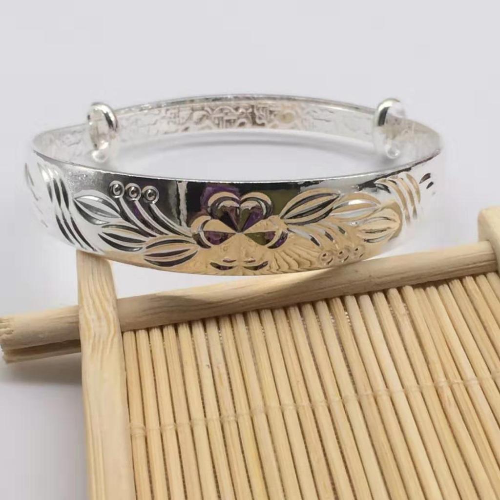 Bransoletka z gwiazdkami posrebrzana na Walentynki dla kobiet - Modny prezent w stylu Douyin dla przyjaciółki