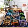 Frog Species Digital Frames Pattern Rug Floor Mat for Living Room or Bedroom Soft and Comfortable Carpet a Gift for Birthday and Holiday.