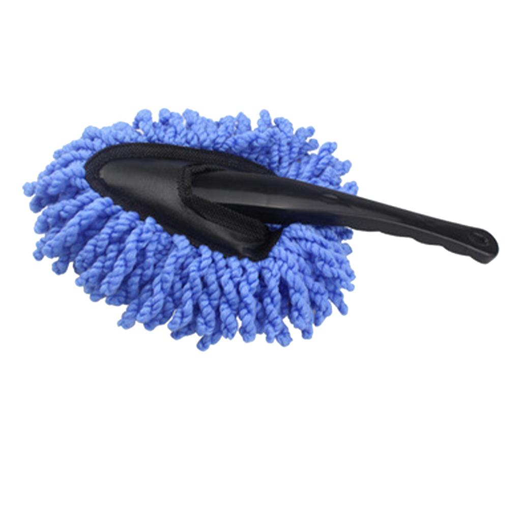 Car Wax Brush Microfiber Scratch Free Dashboard Cleaning Detail Brush Mop Wax Dash Duster for Home