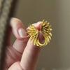 Creative Wings Feathers Stud Earrings for Women Vintage Fashion Irregular Metal Earrings Banquet Jewelry Accessories Gifts