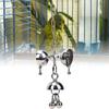   Stainless Steel   Interactive Bird Toy Puzzle for Large  s Cage Hanging Chew Toy  