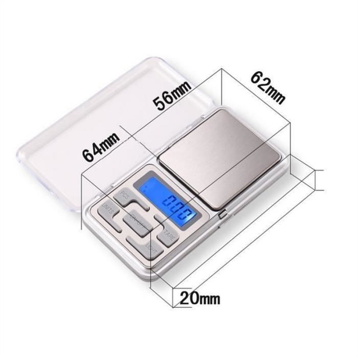 Balance de Poche Numérique - QIFULL - Mini - 200g - 0.01g - Auto-calibration