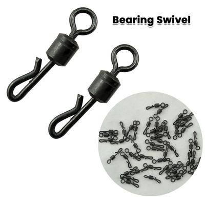 Fishing Swivels Tool Terminal Tackle Fishing Swivel Snap Q-Shaped Quick Change Carp Fishing Accessories